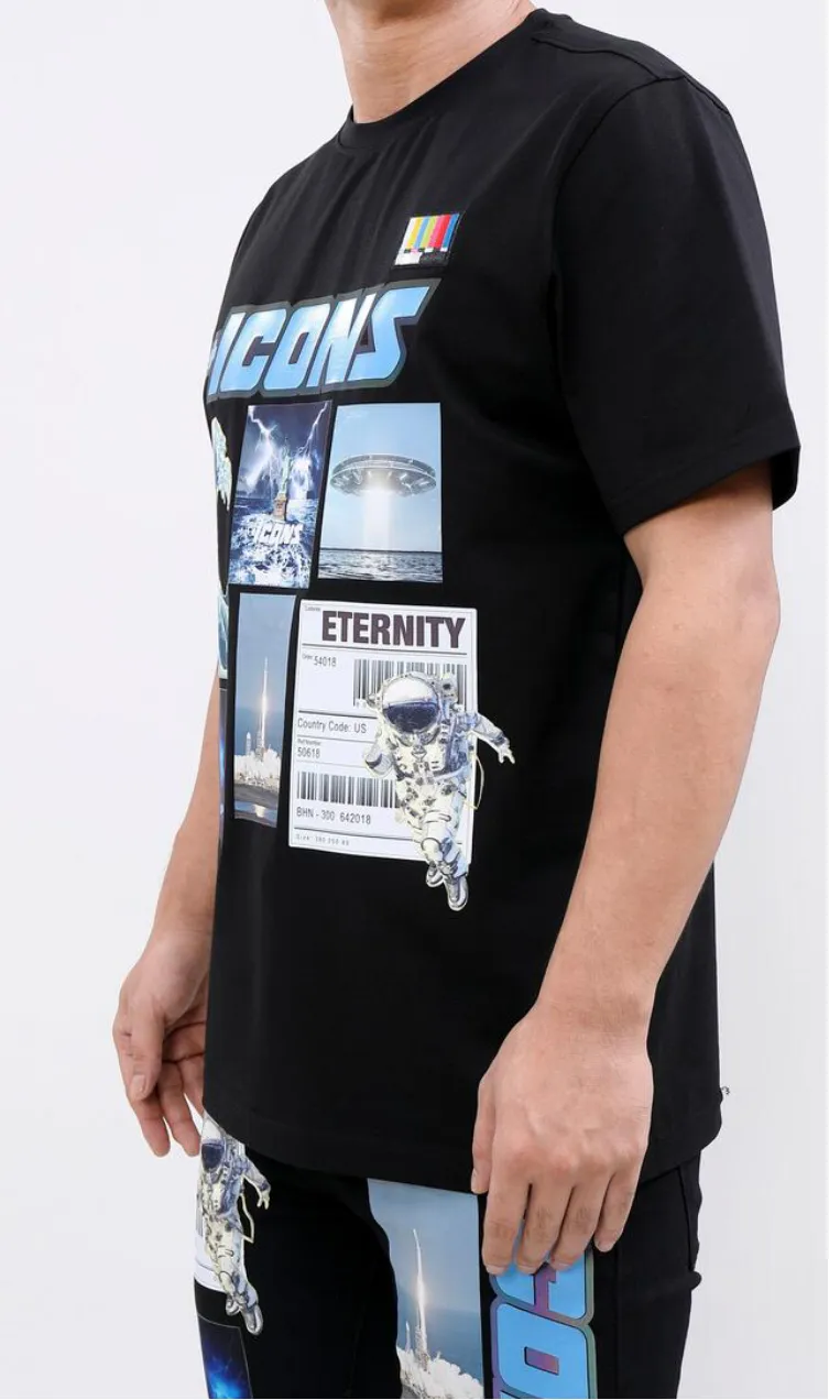 Hudson/Eternity Icon Space Men’s Tee Shirt sold by Unleashed Streetwear product image thumbnail 2