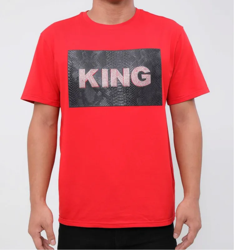 Hudson/Eternity Rhinestone King Men’s Tee Shirt sold by Unleashed Streetwear