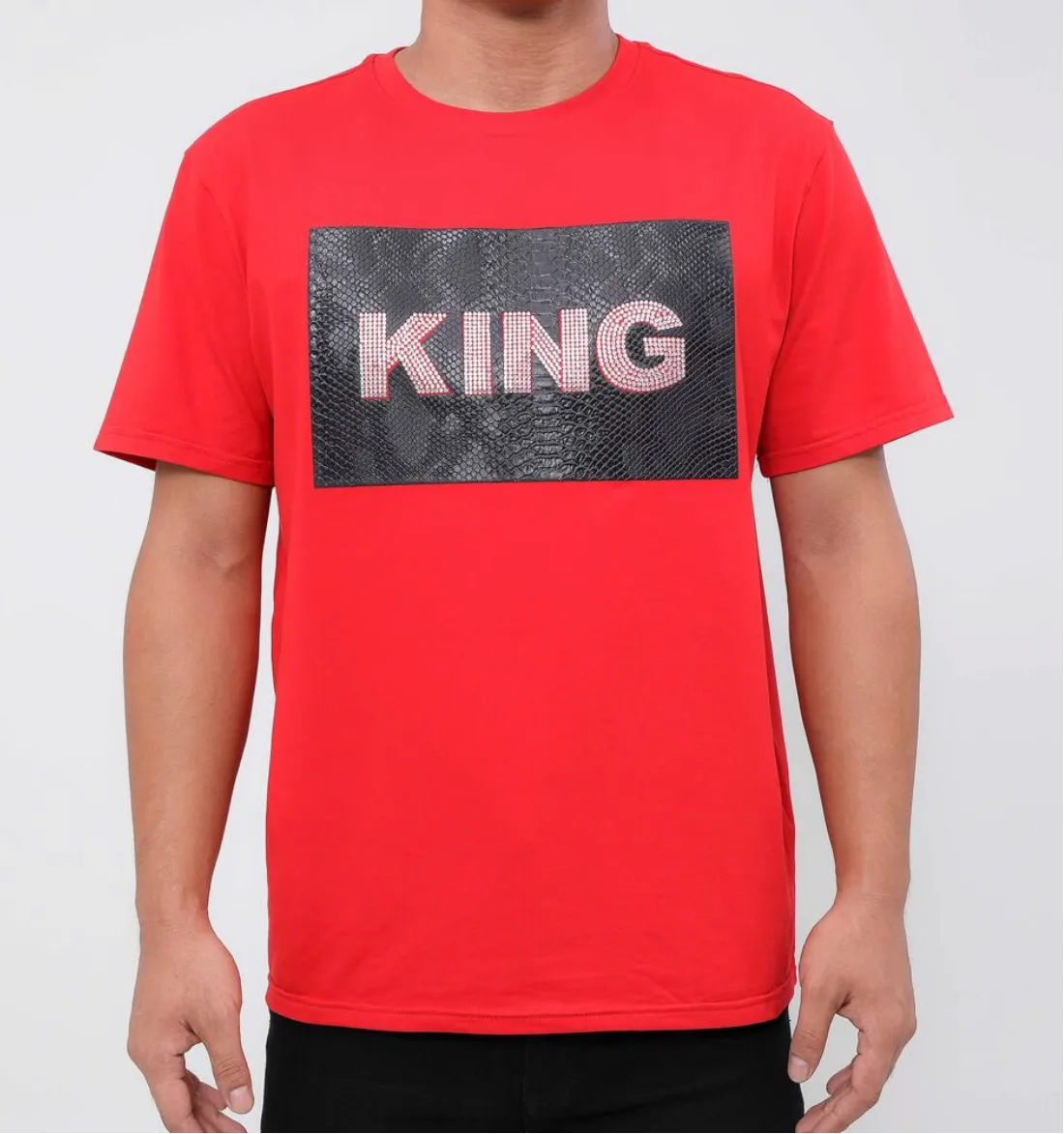 Hudson/Eternity Rhinestone King Men’s Tee Shirt sold by Unleashed Streetwear