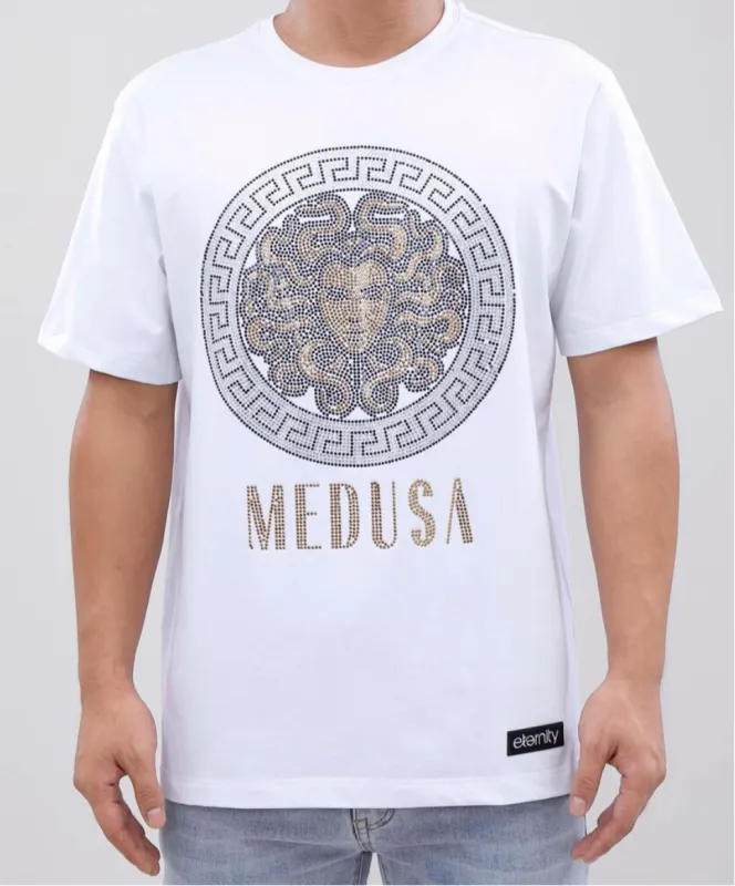 Hudson/Eternity Rhinestone Medusa Men’s Tee Shirt sold by Unleashed Streetwear