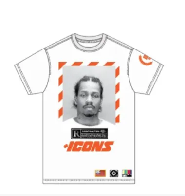 Hudson/Eternity Icons Allen Iverson Men’s Tee Shirt sold by Unleashed Streetwear