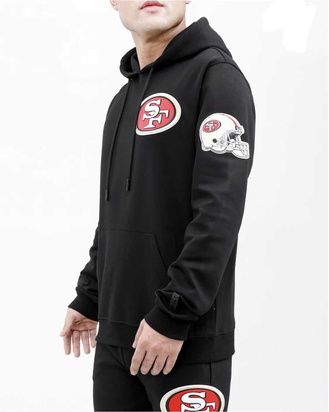 Men’s Pro Standard San Francisco 49’s 2 Piece Sweat Suit Set sold by Unleashed Streetwear