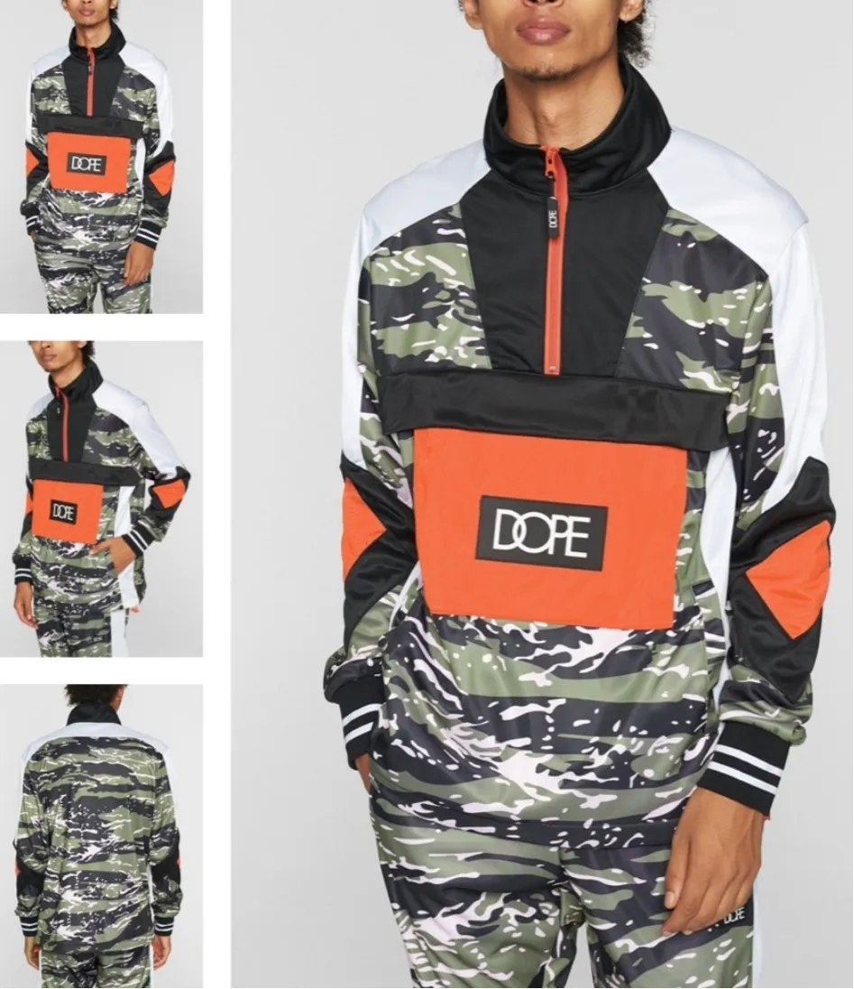Men’s DOPE Army Fatigue Camo 2 Piece Set sold by Unleashed Streetwear