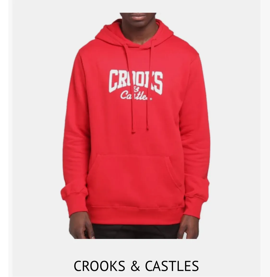 Crooks & Castles Men’s Hooded Sweater Shirt sold by Unleashed Streetwear