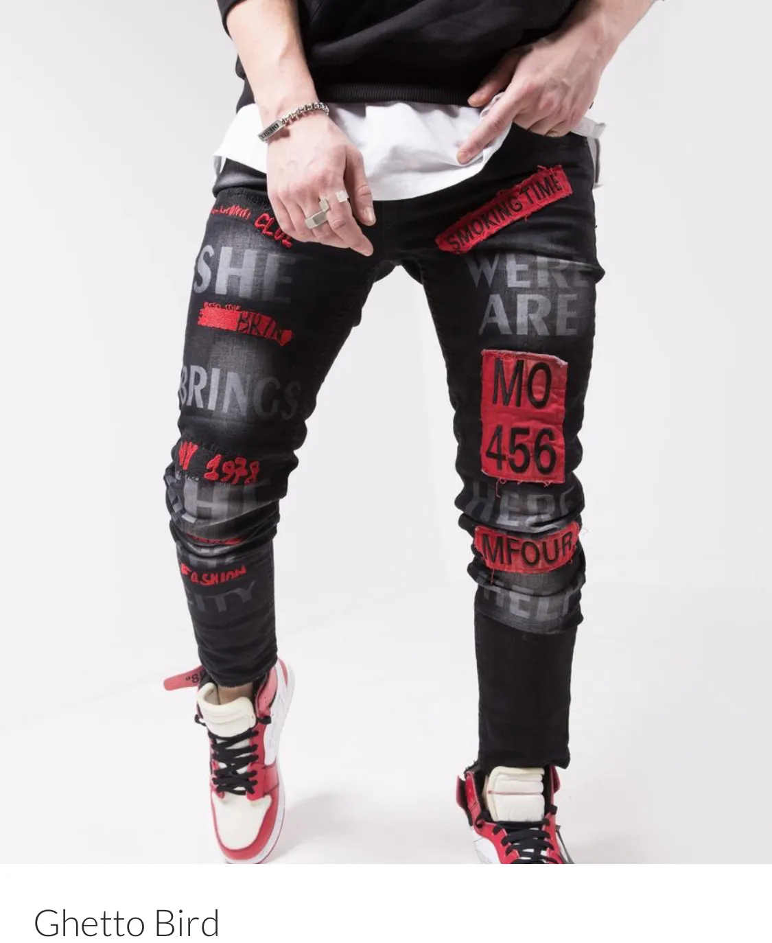 Sernes Brand Men’s Iced Out Jeans Pants sold by Unleashed Streetwear
