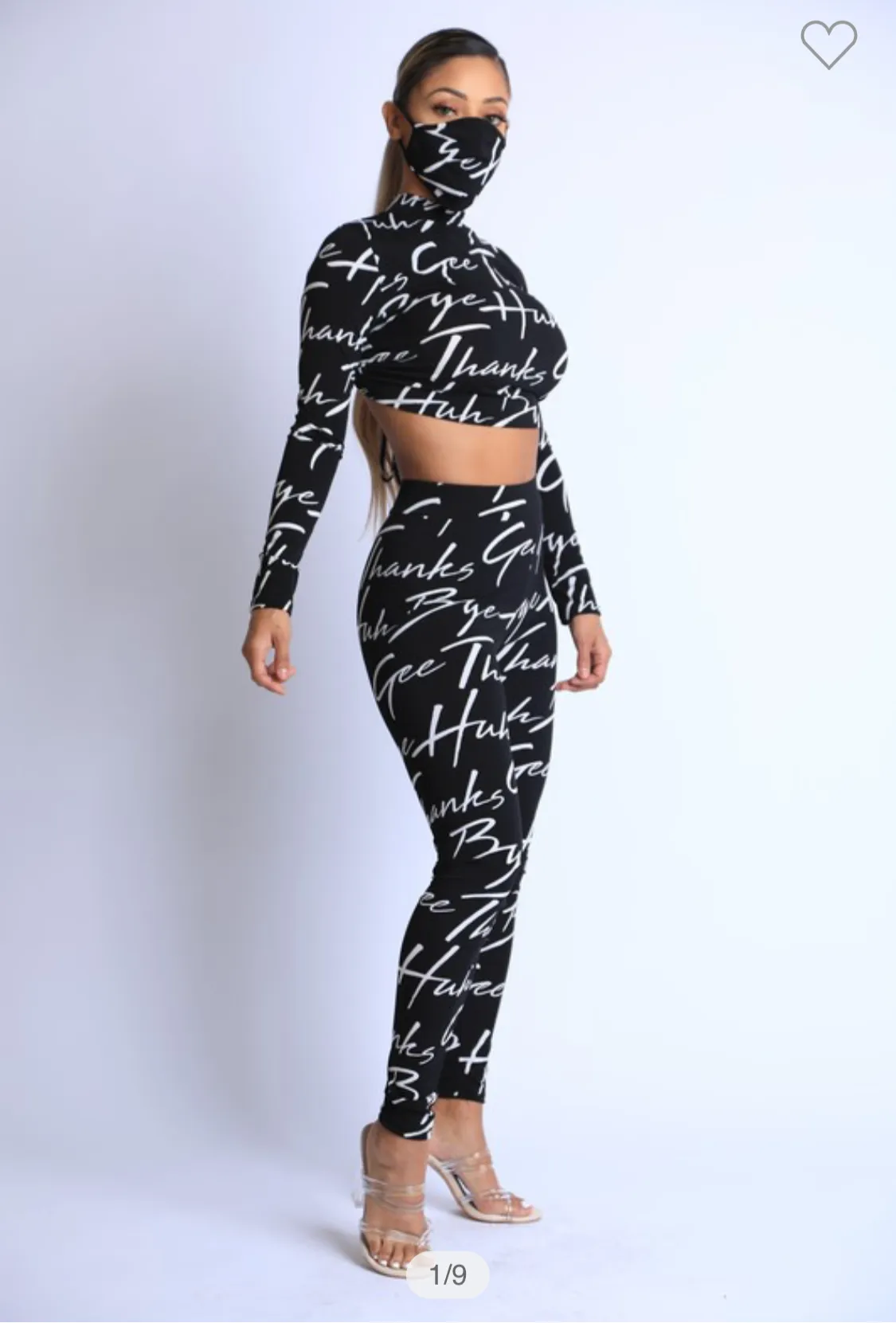 Black White Detail 3 Piece Set sold by Unleashed Streetwear
