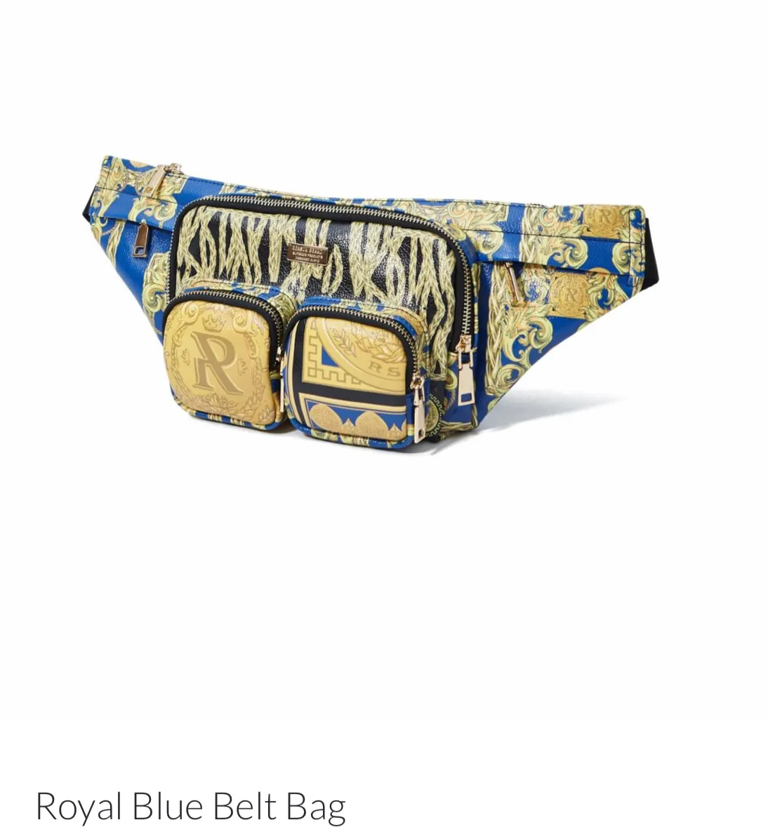 Reason Brand Royal Blue Belt Bag sold by Unleashed Streetwear