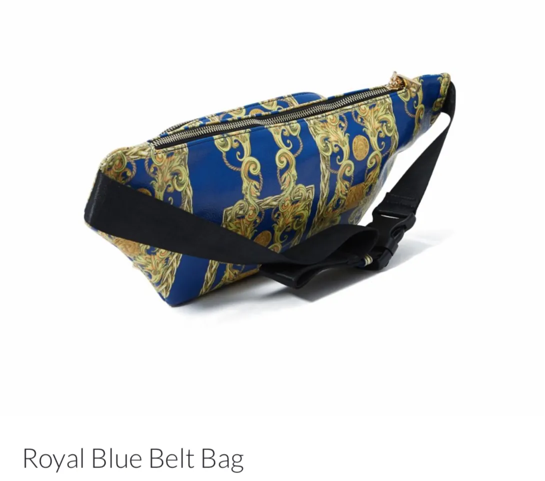 Reason Brand Royal Blue Belt Bag sold by Unleashed Streetwear product image thumbnail 2