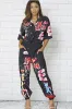 Black Graffiti Print Stretchy Jumpsuit sold by Unleashed Streetwear