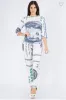 2 Piece Money Dollar Print Pant Set sold by Unleashed Streetwear
