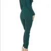 Teal Jumper Jumpsuit Bodysuit Gold Trim Button sold by Unleashed Streetwear
