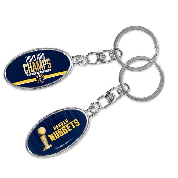 Licensed Sports Denver Nuggets 2023 Championship Key Chain Double Sided sold by Unleashed Streetwear