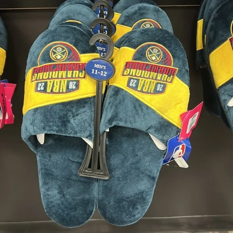 Sports Denver Nuggets Championship Licensed Slippers sold by Unleashed Streetwear