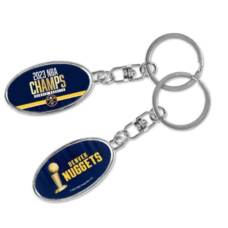 Sports Licensed Denver Nuggets 2023 Championship Key Chain Double Sided Sports sold by Unleashed Streetwear