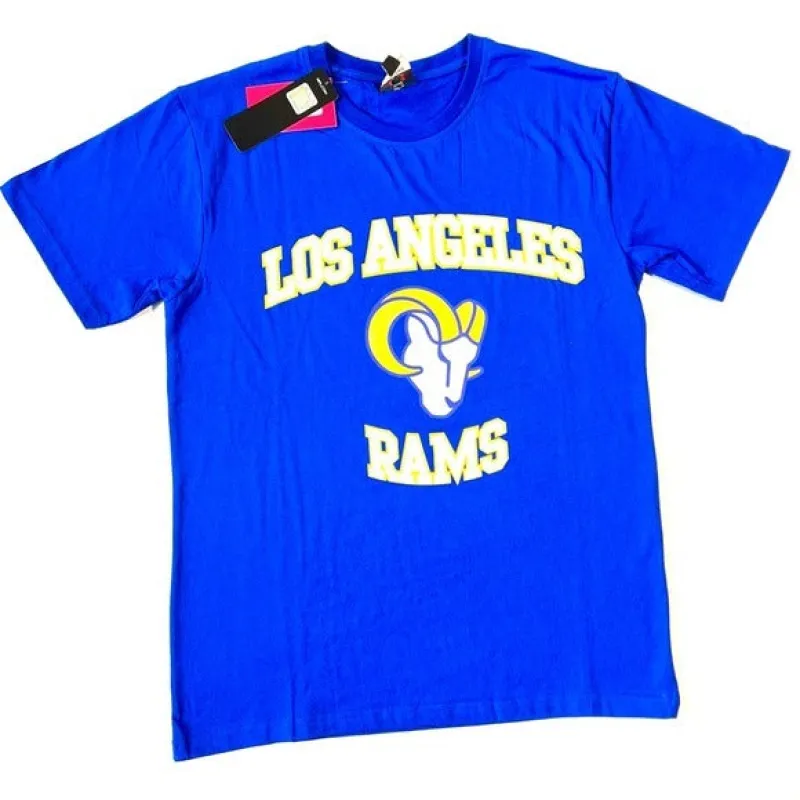FOCO Sports Los Angeles, Rams NEW Licensed NFL Short Sleeve Mens Tee Shirt sold by Unleashed Streetwear