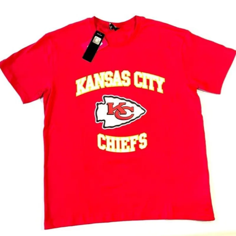 FOCO Sports Kansas City Chiefs Licensed NFL Short Sleeve Mens Tee Shirt sold by Unleashed Streetwear
