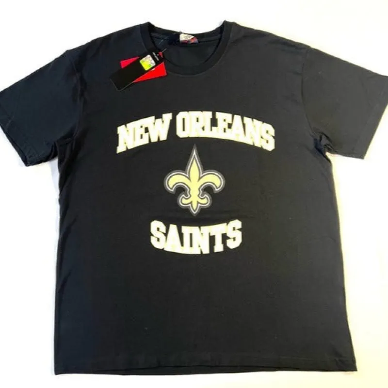 FOCO Sports New Orleans Saints Licensed NFL Short Sleeve Mens Tee Shirt sold by Unleashed Streetwear