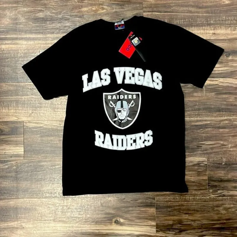 FOCO Sports Las Vegas Raiders Licensed NFL Short Sleeve Mens Tee Shirt sold by Unleashed Streetwear