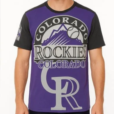 Colorado Rockies MLB Licensed Men's Sports Tee Shirt sold by Unleashed Streetwear