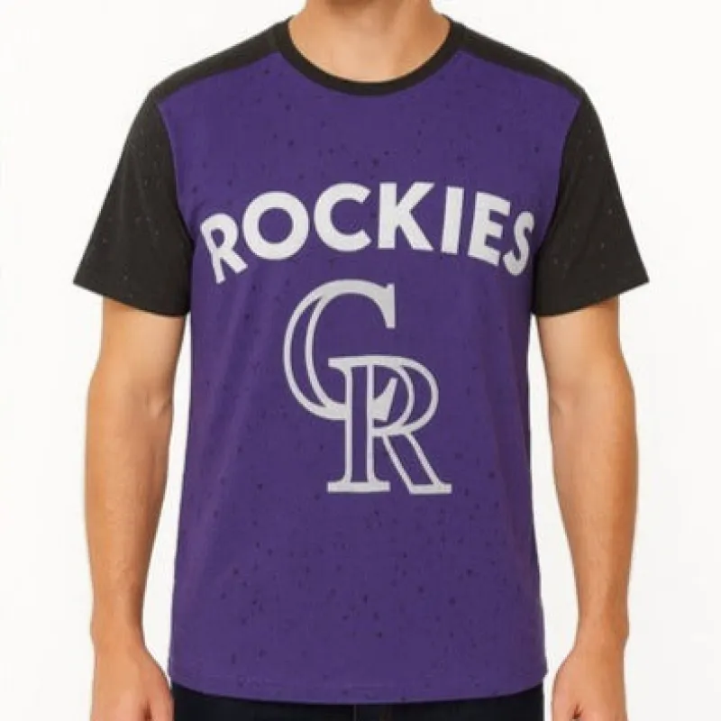 Colorado Rockies MLB Licensed Men's Sports Tee Shirt sold by Unleashed Streetwear
