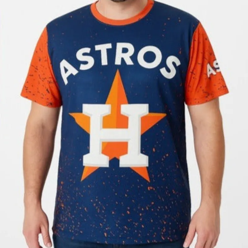 Houston Astros New MLB Licensed Men's Sports Tee Shirt sold by Unleashed Streetwear