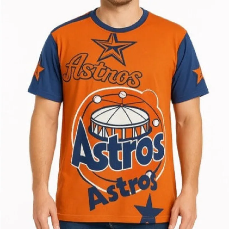 Houston Astros New MLB Licensed Men's Sports Tee Shirt sold by Unleashed Streetwear