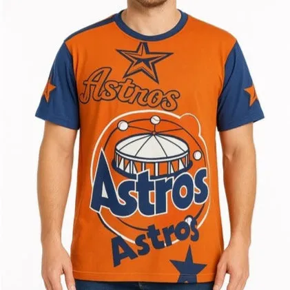Houston Astros New MLB Licensed Men's Sports Tee Shirt sold by Unleashed Streetwear