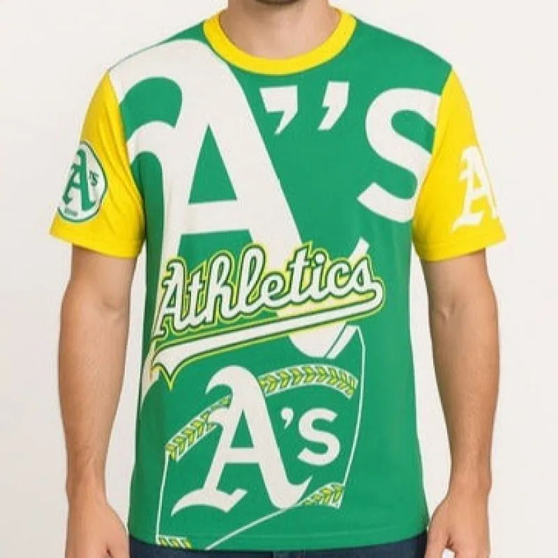 Oakland Athletics New MLB Licensed Men's Sports Tee Shirt sold by Unleashed Streetwear