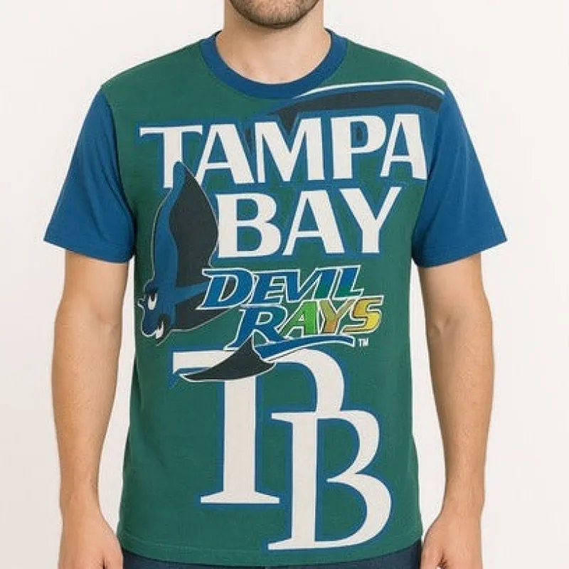 Retro Tampa Bay Rays  New MLB Licensed Men's Sports Tee Shirt sold by Unleashed Streetwear