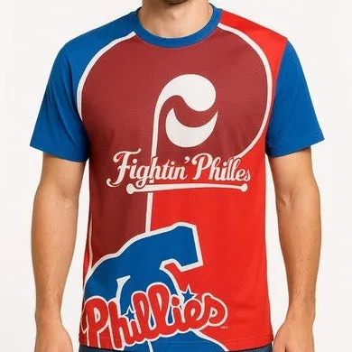 Philadelphia Phillies Retro New MLB Licensed Men's Sports Tee Shirt sold by Unleashed Streetwear