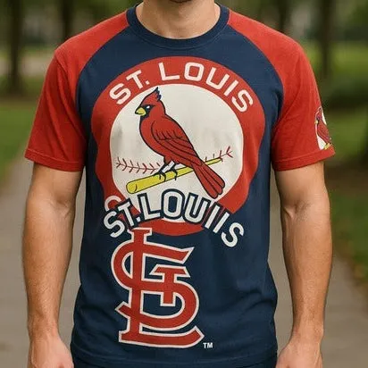 St. Louis Cardinals New MLB Licensed Men's Sports Tee Shirt sold by Unleashed Streetwear