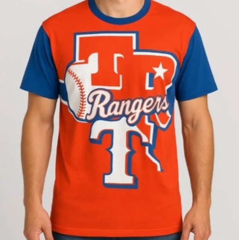 Texas Rangers New MLB Licensed Men's Sports Tee Shirt sold by Unleashed Streetwear