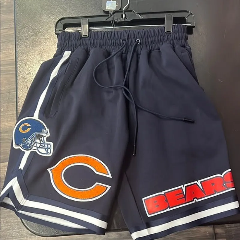 Licensed Sports NFL Chicago Bears Navy Blue Shorts sold by Unleashed Streetwear