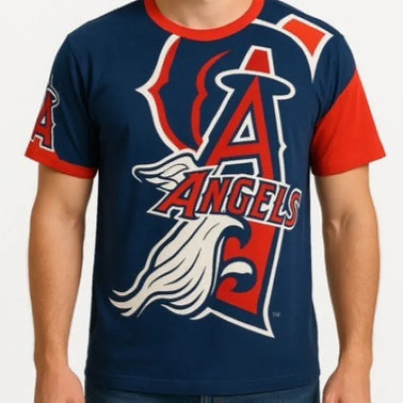 New Los Angeles Angels MLB Licensed Men's Sports Tee Shirt sold by Unleashed Streetwear