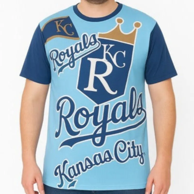 Kansas City Royals New MLB Licensed Men's Sports Tee Shirt sold by Unleashed Streetwear