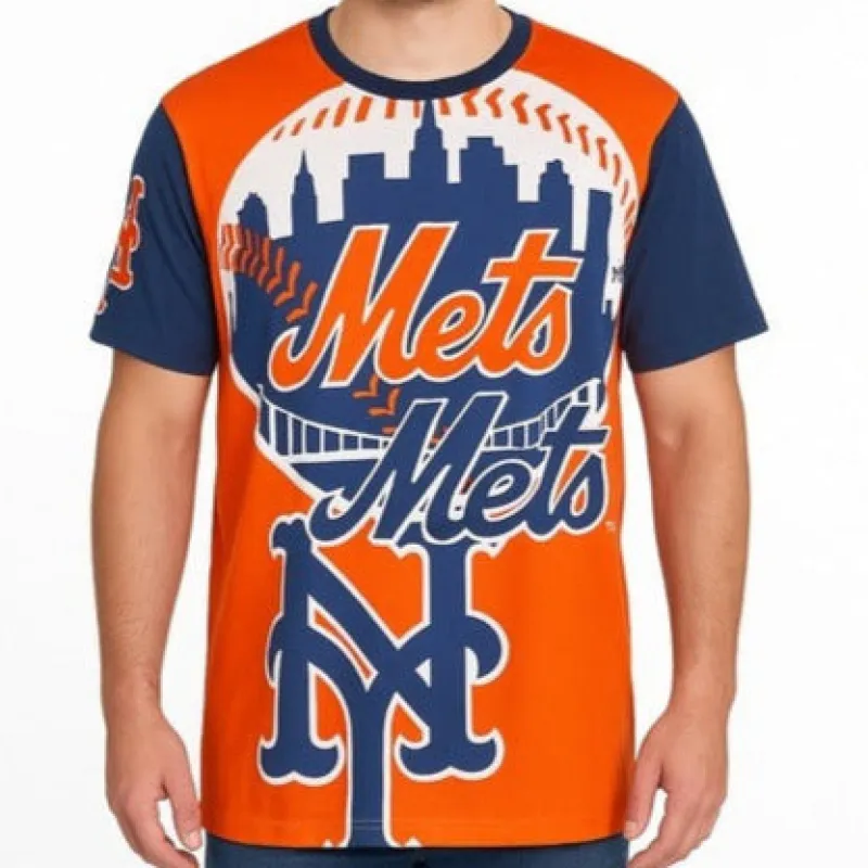 New York Mets New MLB Licensed Men's Sports Tee Shirt sold by Unleashed Streetwear