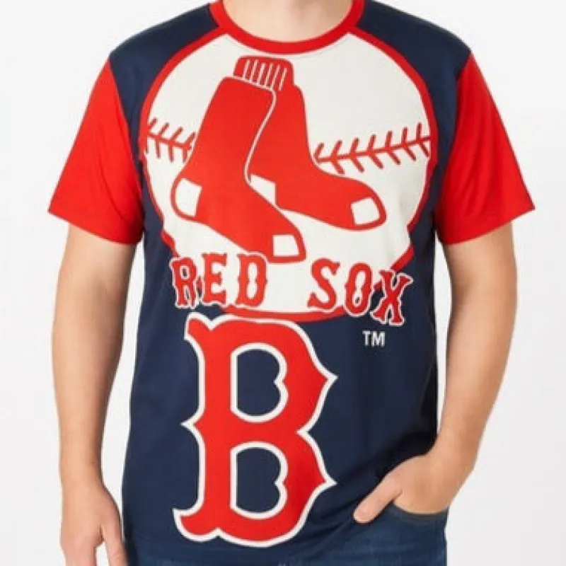 Boston Red Sox New MLB Licensed Men's Sports Tee Shirt sold by Unleashed Streetwear