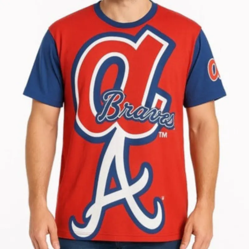 Atlanta Braves New MLB Licensed Men's Sports Tee Shirt sold by Unleashed Streetwear