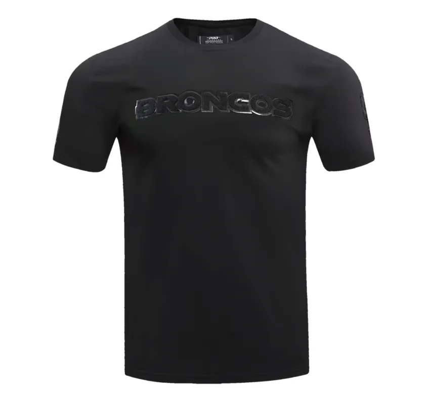 Licensed Sports Pro Standard Brand Men’s Denver Broncos Black Tee Shirt sold by Unleashed Streetwear