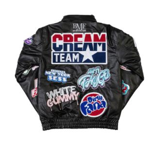 Men’s Designer HP Farms Black Bomber Jacket sold by Unleashed Streetwear