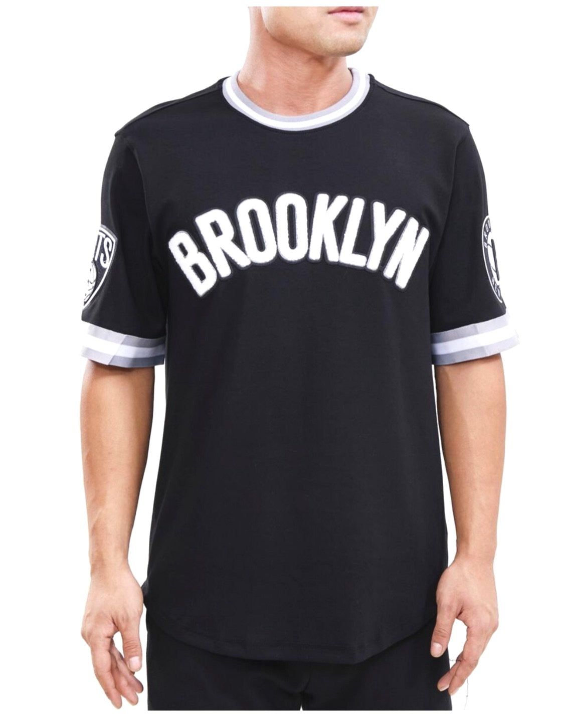 Pro Standard Men’s Brooklyn Nets Jersey Tee Shirt sold by Unleashed Streetwear