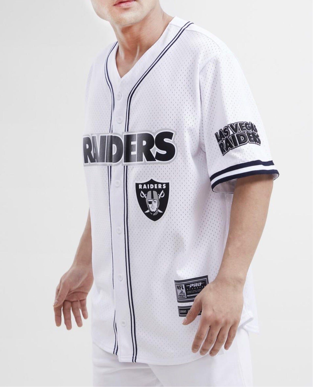 Pro Standard Mens Las Vegas Raiders Mesh Jersey sold by Unleashed Streetwear product image thumbnail 2