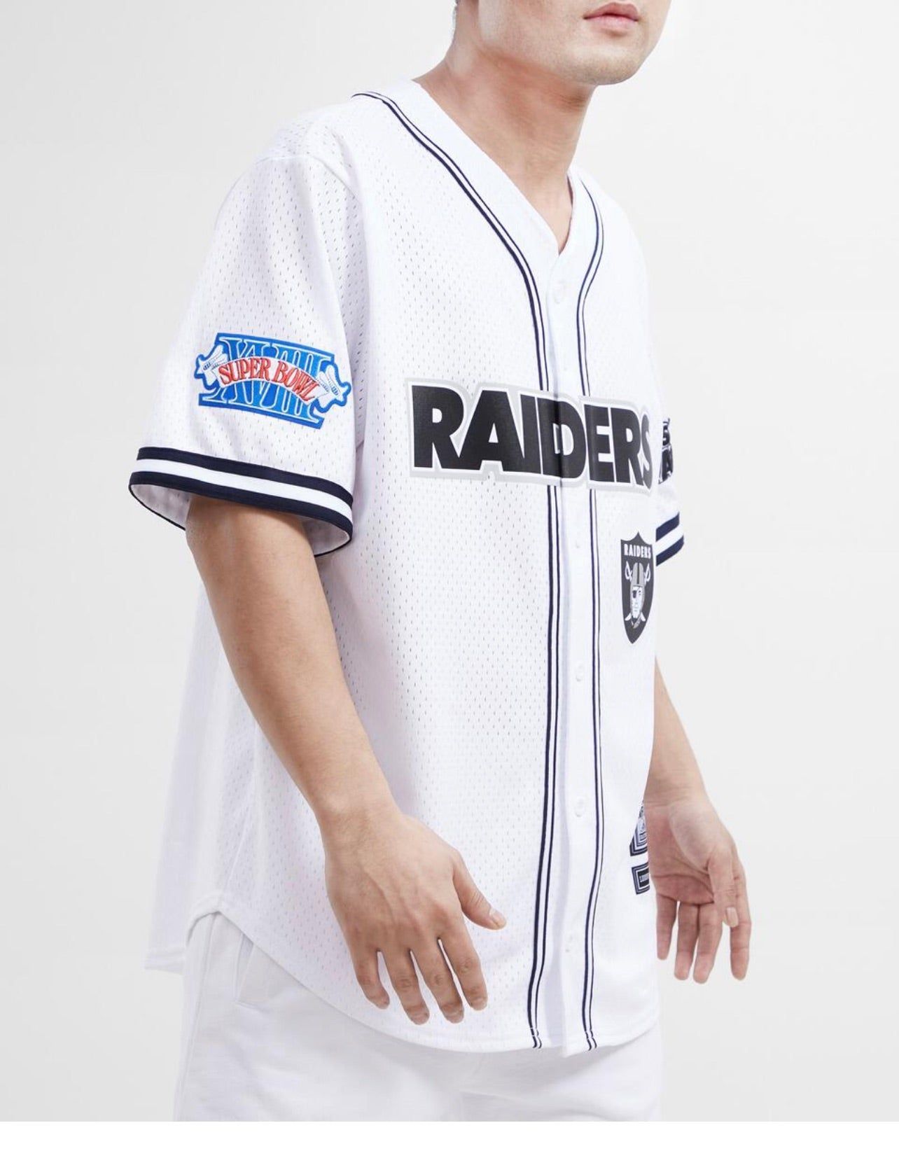 Pro Standard Mens Las Vegas Raiders Mesh Jersey sold by Unleashed Streetwear product image thumbnail 3