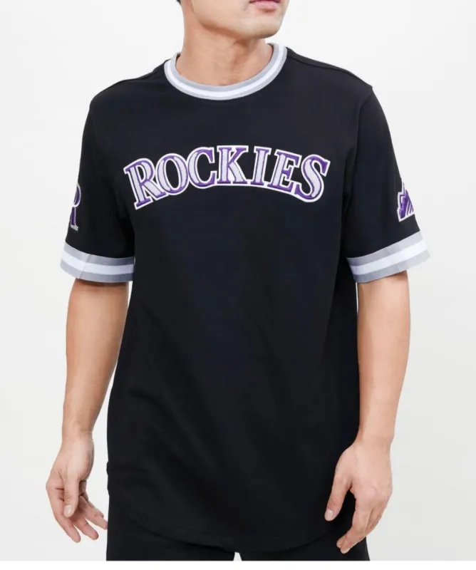 Pro Standard Men’s Colorado Rockies Jersey Tee Shirt sold by Unleashed Streetwear