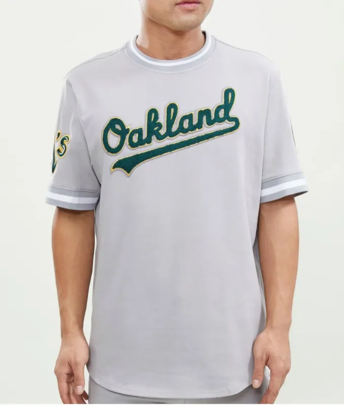 Pro Standard Men’s Oakland A’s Jersey Tee Shirt sold by Unleashed Streetwear