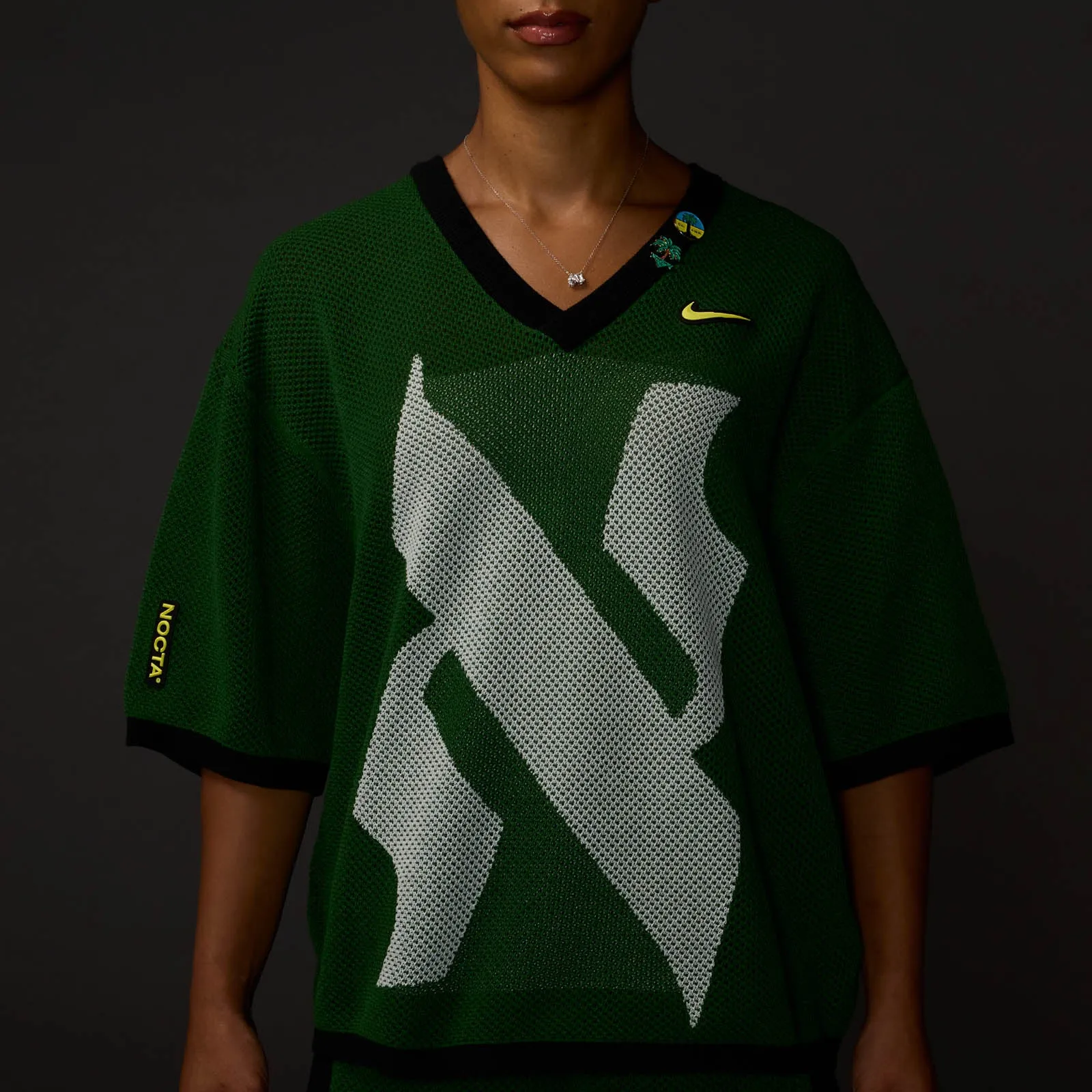 Vybz Green Knit Short Sleeve sold by Nocta product image thumbnail 3