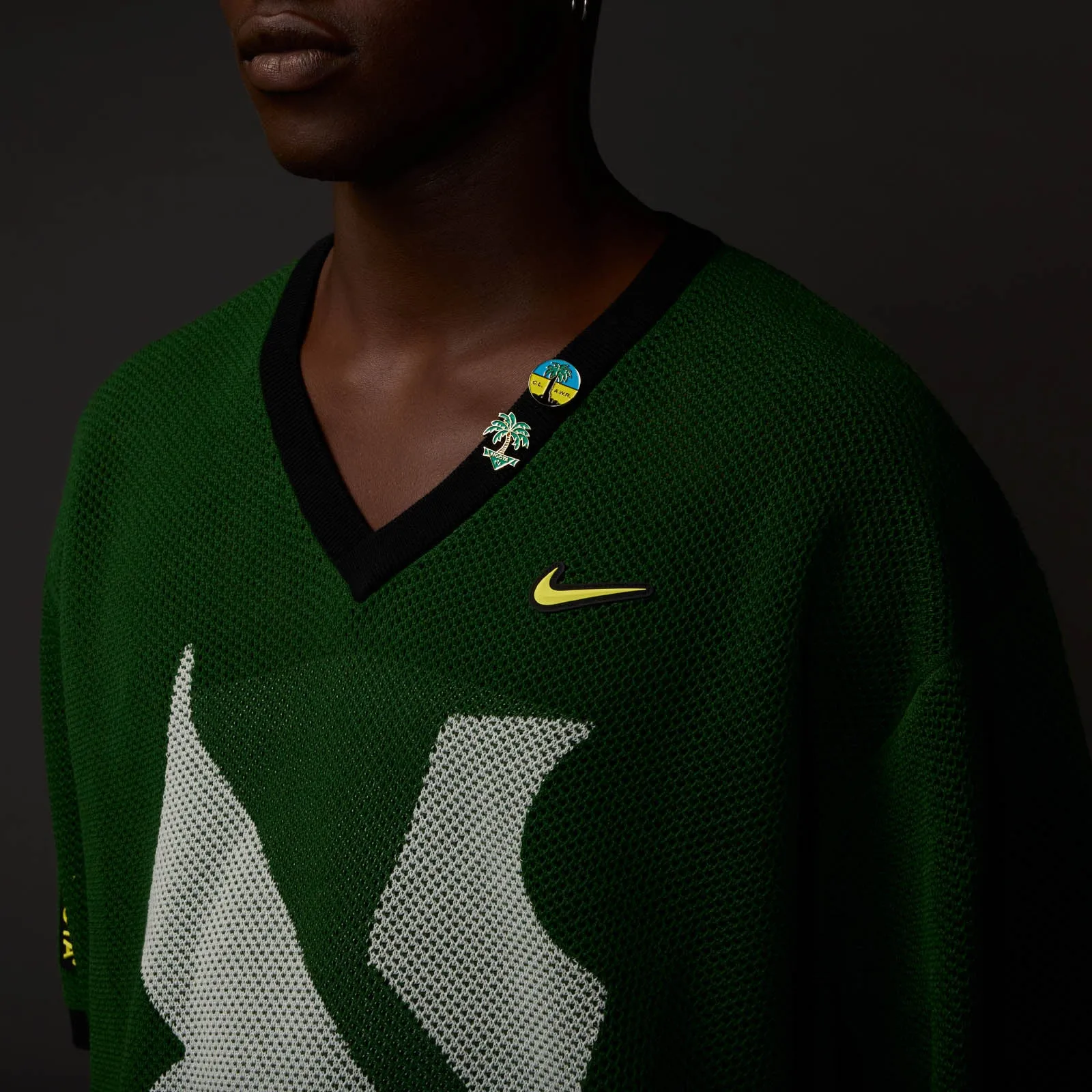 Vybz Green Knit Short Sleeve sold by Nocta product image thumbnail 5