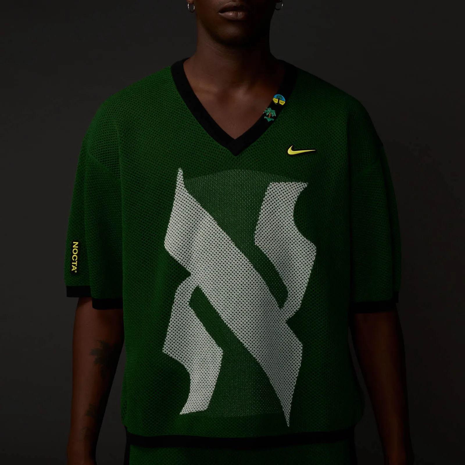 Vybz Green Knit Short Sleeve sold by Nocta product image thumbnail 2