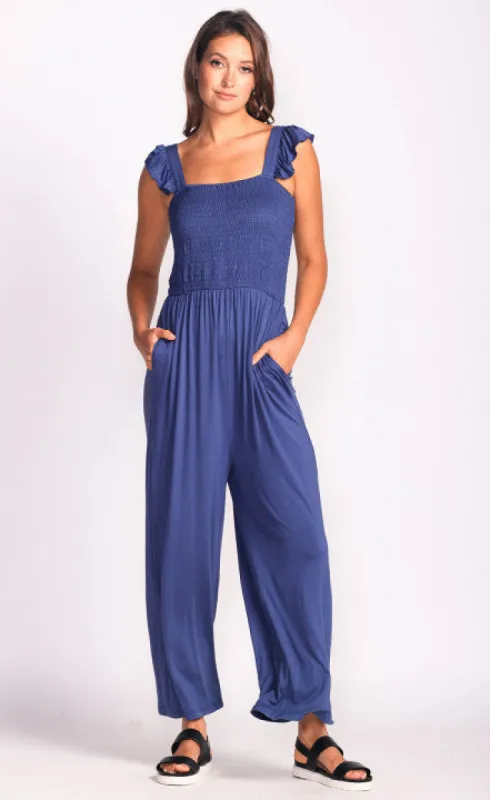 Mav Jumpsuit- Pink Martini sold by Uforia Muse