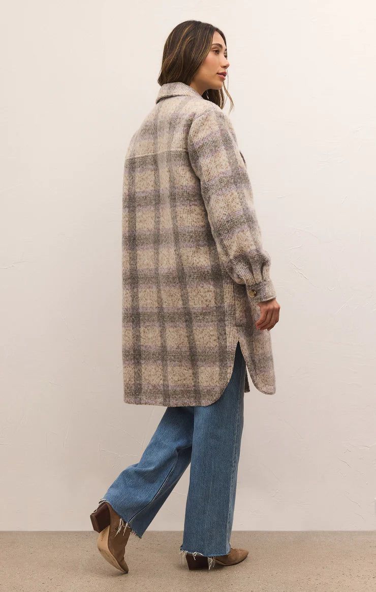 Sonoma Plaid Jacket - Z Supply sold by Uforia Muse product image thumbnail 5